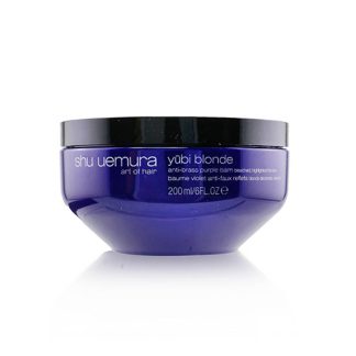 Shu Uemura BE8F6BE7AED1E6GS SHU UEMURA - Yubi Blonde Anti-Brass Purple Balm (Hair Mask) - Bleached, Highlighted Blondes 200ml/6.8oz