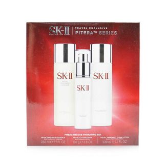 SK-II 0BF78BE03F79ABGS SK-II - Pitera Deluxe Hydrating 3-Pieces Set: Facial Treatment Essence 230ml + Facial Lift Emulsion 100g + Facial Treatment Clear Lotion 230ml 3pcs.