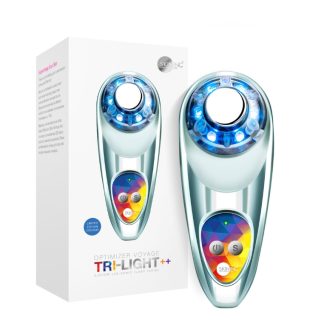 Skin Inc DEE1CBE8BFC096GS Optimizer Voyage Tri-Light++ USB Facial Device - Chrome Teal