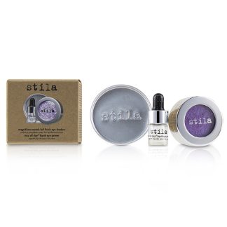 Stila 2B40CBE9FA19D8GS STILA - Magnificent Metals Foil Finish Eye Shadow With Mini Stay All Day Liquid Eye Primer - # Metallic Violet 2pcs