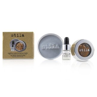 Stila 08C29BED0CEB5CGS STILA - Magnificent Metals Foil Finish Eye Shadow With Mini Stay All Day Liquid Eye Primer - Comex Copper 2pcs
