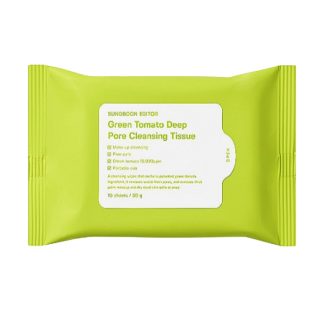 SUNGBOON EDITOR 6F7A6BE0EF6FCBGS Sungboon Editor Green Tomato Deep Pore Cleansing Tissue 10pcs