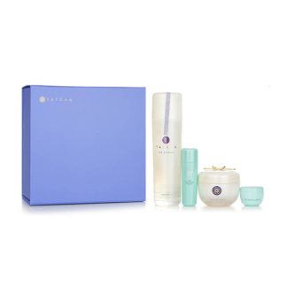 Tatcha 24A71BEE0EC721GS Tatcha - Essence Bundle: The Essence Plumping Skin Softener 150ml + The Silk Cream 50ml + Water Cream 5ml + Texture Tonic 25ml 4pcs