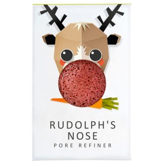 The Konjac Sponge Company 5103DBE6E90583GS The Konjac Sponge Company Mini Rudolph Pore Refiner With Red French Clay