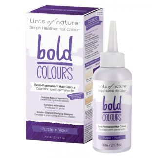 Tints of Nature 58505BE607988DGS Tints of Nature Bold Colours Semi-Permanent Color Dye 70ml (Purple)