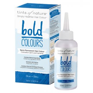Tints of Nature DA013BE83DDA27GS Tints of Nature Bold Colours Semi-Permanent Color Dye 70ml (Blue)