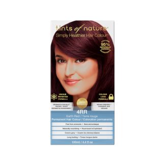 Tints of Nature 6456CBE01FF248GS Tints of Nature Earth Red Permanent Hair Dye 4RR