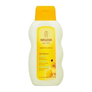 Weleda 67514BEBDA3A9FGS Weleda Baby Calendula Bath Cream 200ml Body Wash Cleanse Soothe Protect