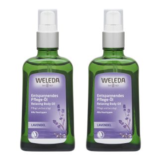 Weleda 6D877BE7D8676CGS 2X Weleda Lavender Relaxing Body Oil (Lavendel Entspannungs-Ol) With Pump 100ml
