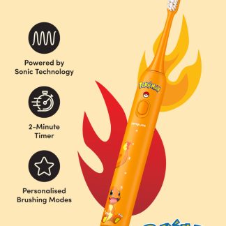 Zenyum BCEB6BE461BF55GS ZenyumSonic™ Go Pokemon Fire-Type Edition Electric Toothbrush(Portable, Lightweight, IPX7 Waterproof, 3 Modes, Rechargeable)