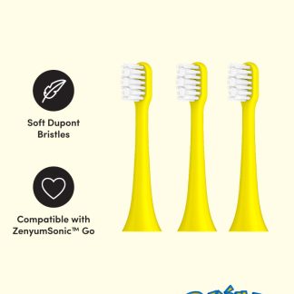Zenyum BDF88BE9D6E19EGS ZenyumSonic™ Go Pokemon Electric-Type Edition Brush Head (Portable, Lightweight, IPX7 Waterproof, 3 Modes, Rechargeable)