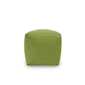 Zest Livings 254FEHL9EA0743GS Quish Ottoman Small- Light Green