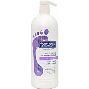 FOOTLOGIX 15 PROFESSIONAL EXFOLIATING SEAWEED SCRUB - Скраб для ног с морскими водорослями, 946 ml
