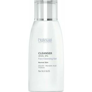 NATINUEL Cleanser AHAs 8% Face Gel Normal skin - Био-очищающий препарат для нормальной кожи (150 ml)