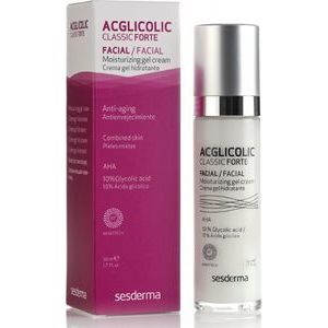 Sesderma Acglicolic Classic Gel Cream Forte - Увлажняющий крем-гель, 50ml