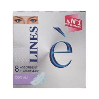 Lines E Ultra Assorbenti con ali - 8 pz