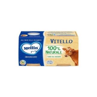Mellin Omogeneizzato Vitello 4 Mesi - 2 x 80 gr