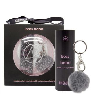 Missguided Boss Babe Mini set with 10ml Pursespray & POMPOM key ring
