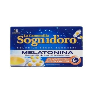 Sogni d'Oro Chamomile with Melatonin Soluble - 16 sachets