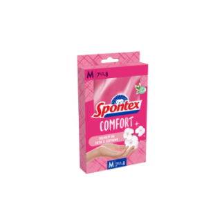 Spontex Gloves Comfort plush size M