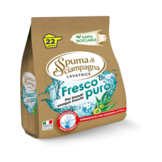 Spuma di Sciampagna Fresco Puro eco washing machine envelope 22 lav. - 990 gr