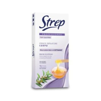 Strep Depilatory Strips Body All Skin Types - 12pcs