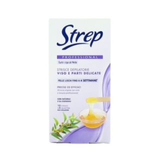 Strep Strisce Depilatorie Viso e Parti Delicate - 10pz