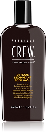 American CrewBody 24-Hour Deodorant Body Wash gel doccia effetto deodorante 24 ore 450 ml