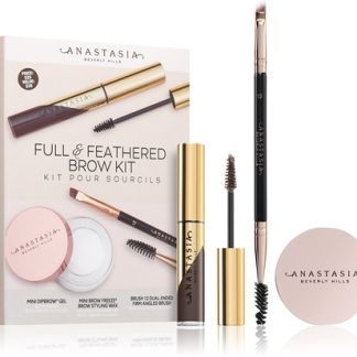 Anastasia Beverly HillsFull & Feathered Brow Kit Mini kit per sopracciglia colore Medium Brown