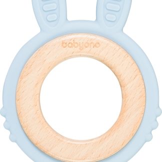 BabyOnoWooden & Silicone Teether dentaruolo