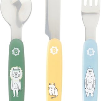 BadabulleCutlery posate per bambini 12 m+ 3 pz