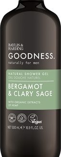 Baylis & HardingGoodness Bergamot & Clary Sage gel doccia per uomo 500 ml
