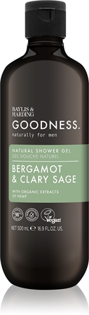 Baylis & HardingGoodness Bergamot & Clary Sage gel doccia per uomo 500 ml