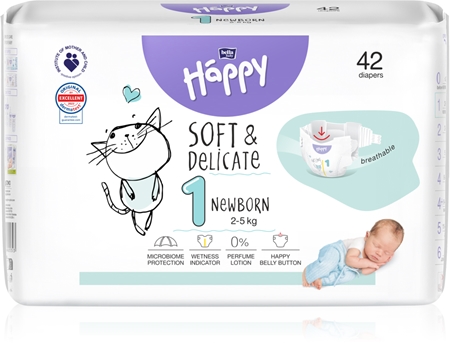 Bella Baby HappySoft&Delicate Size 1 Newborn pannolino monouso