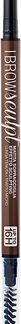bellaoggiI Brow Sculpt Eyebrows Pencil matita di precisione per sopracciglia con spazzolinocolore Dark Brown 1 g