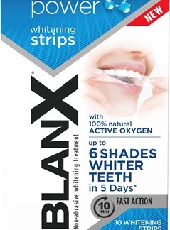 BlanXO3X Strips strisce sbiancanti per i denti 10 pz