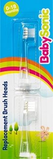 Brush BabyBabySonic testine di ricambio per spazzolino 0-18 months 2 pz