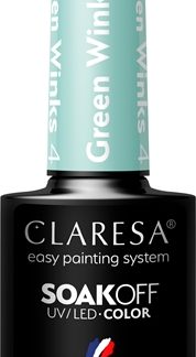 ClaresaSoakOff UV/LED Color Green Winks gel smaltocolore 4 5 g