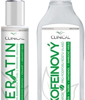 ClinicalKeratin treatment + Caffeine shampoo set per uomini e donne
