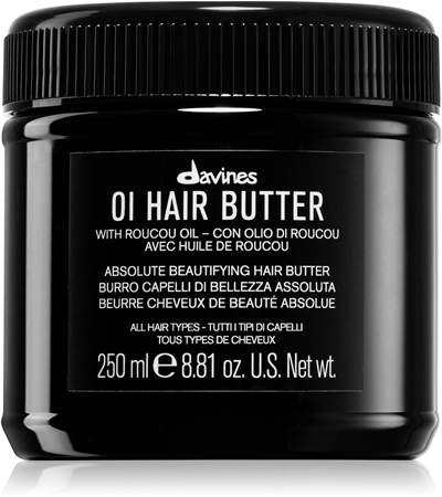DavinesOI Hair Butter burro di nutrimento profondo per capelli ribelli e crespi 250 ml