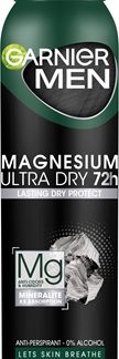 GarnierMen Mineral Magnesium Ultra Dry antitraspirante per uomo 150 ml