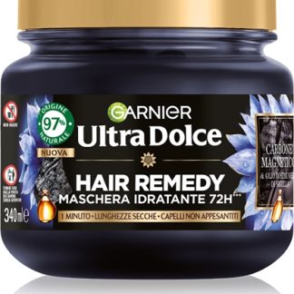 GarnierUltra Dolce Carbone Magnetico maschera idratante per cuoi capelluti grassi e punte secche