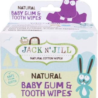 Jack N’ JillNatural salviette umidificate per proteggere denti e gengive 25 pz
