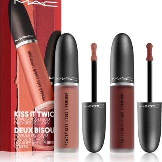 MAC Cosmetics Kiss It Twice Powder Kiss Liquid Duo confezione regalo colore Best Sellers2 pz