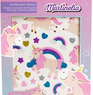 MartineliaLittle Unicorn Glitter Body Tatto tatuaggio per bambini 1 pz