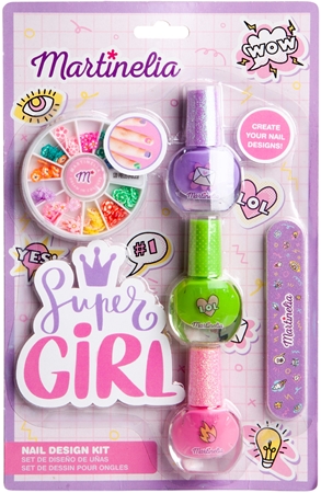 MartineliaSuper Girl Nail Design Kit set per bambini
