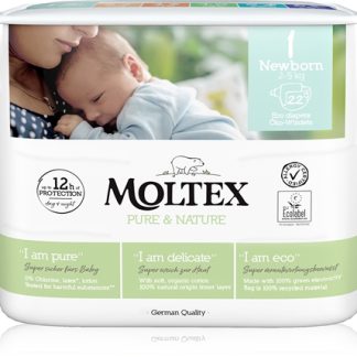 MoltexPure & Nature Newborn Size 1 pannolini ECO usa e getta 2 - 5 kg 22 pz