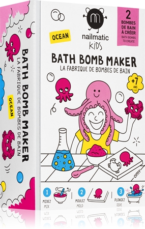 Nailmatic Bath Bomb Maker set per creare bombe frizzanti per il bagno Ocean
