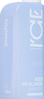 Natura SibericaICE Professional Keep My Blonde shampoo anti-giallo per capelli schiariti, con meches biondo freddo