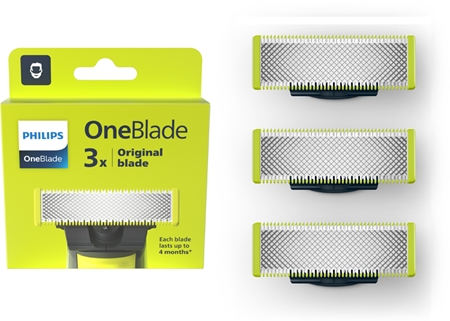PhilipsOneBlade QP230/50 lame di ricambio 3 pz